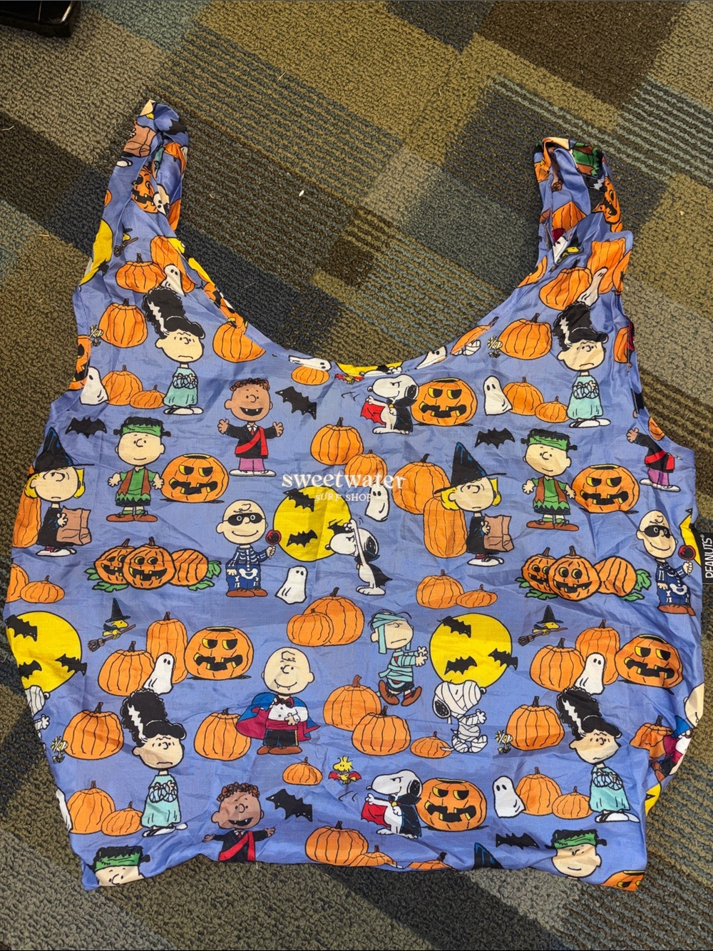 Peanuts Baggu Halloween Bag - Sweetwater Surf Shop Wrightsville Beach Edition - Picture 2 of 4